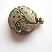 Eterna Cal 1418u Swiss Watch Movement & Dial - Runs And Keeps Time