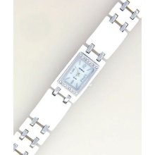 Fashion Ladies Simulated Diamond Unique Band Watch