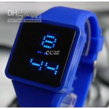 Fashion Sport Unisex Candy Silicone Rubber Led Touch Wristwatch Digi