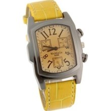 Fashion WaMaGe 9068 Strap Women Girls' Watch (Yellow)