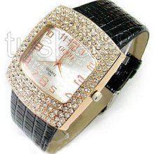 Fashion Watches Women's Quartz Watch Casual Lady Wristwatches Black 104