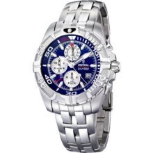 Festina Chronograph & Alarm F16095/9 Men's Watch New 2 Years Warranty