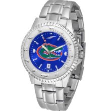 Florida Gators Competitor AnoChrome Men's Watch with Steel Band