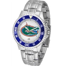 Florida Gators UF Mens Steel Bandwrist Watch