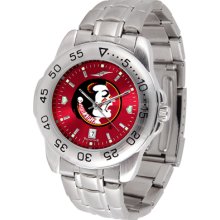 Florida State Seminoles Sport Steel Band AnoChrome-Men's Watch