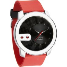 FLuD Watches - The Exchange - Black/ White/ Red - Watch - White O/S