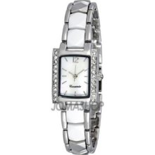 Fmd Zrt90007 Ladies Stainless Steel Case Mineral Watch