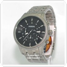 Fossil Decker Chronograph Black Dial Watch Fs4589