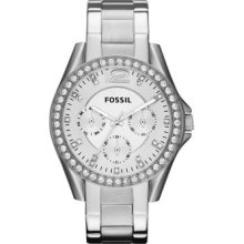 Fossil Ladies Riley Stainless Steel Watch