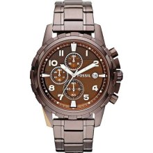 Fossil Machine Brown Chronograph Men's Watch FS4706