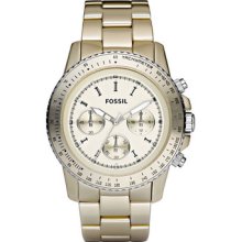 Fossil Stella Large Aluminum Champagne Watch Ch2708