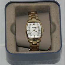 Fossil Wallace Gold-tone Stainless Steel Analog Women's Watch Es3119