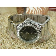 France Lulu Lulucastagnette Crystal Silver Waistwatches Watches Watch