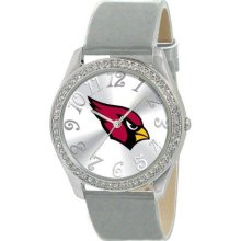 Game Time Black Nfl-Gli-Ari Women'S Nfl-Gli-Ari Glitz Classic Analog Arizona Cardinals Watch