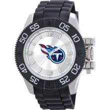 Game Time Nfl-Bea-Ten Men'S Nfl-Bea-Ten Beast Tennessee Titans Round Analog Watch