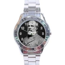 General Robert E Lee Stainless Steel Analogue Watch Confederacy Civil War