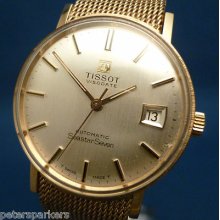 Gents 9ct Gold Tissot Automatic Wristwatch