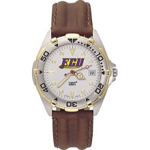 Gents East Carolina University All Star Watch With Leather Strap