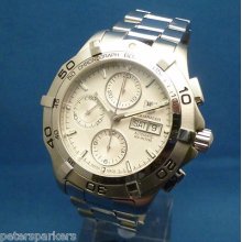 Gents Stainless Steel Tag Heuer Aquaracer 300m Automatic Chronograph Wristwatch