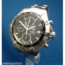 Gents Steel Tag Heuer Aquaracer 300m Automatic Chronograph Wristwatch