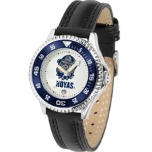 Georgetown Hoyas Competitor Ladies Watch with Leather Band