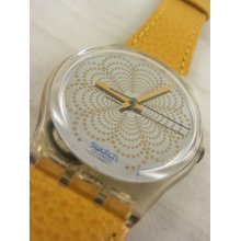 Gk144 Swatch 1992 Daiquiri Authentic Swiss Yellow Mirror