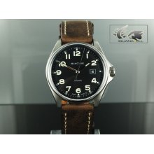 Glycine Watch Combat 6 Automatic 3890.19AT- ETA 2824-2 - Dark Leather