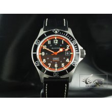 Glycine Watch Combat Sub -200m- Automatic 3863.19AT - Black Leather