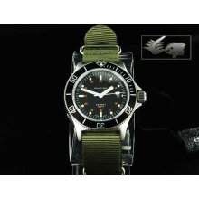 Glycine Watch Combat Sub 200m Automatic- Black Bezel 3863.196 N-TB2