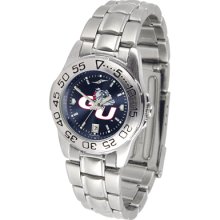 Gonzaga Bulldogs Sport Steel Band Ano-Chrome - Ladies