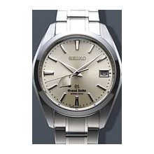 Grand Seiko Spring Drive 41mm Watch - Champagne Dial, Stainless Steel Bracelet SBGA001 Sale Authentic