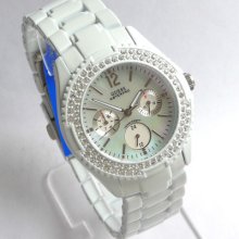 Guess Multi Pearl Dial Ladies Crystals Watch