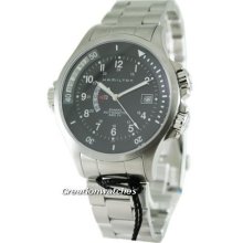 Hamilton Khaki Navy Gmt H77615133 Men's Watch