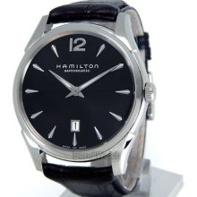 Hamilton Men Watch Automatic Jazzmaster Slim Sapphire 43mm Leather H38615735