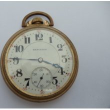 Hamilton Watch Co 17 Jewels Pocket Watch 974 Movement Star Case