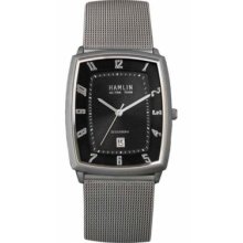 Hamlin Men's Black Dial & Stainless Steel Bracelet Watch