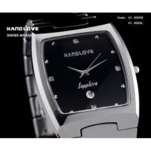 Handlove Sz06-H1-8503G Handlove Diamond Accent Mens Swiss Watch