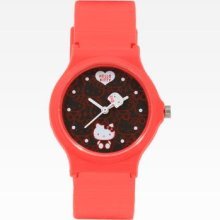 Hello Kitty Adult Analog Wristwatch: Sitting