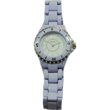 Henley Glamour Ladies White Dial Bracelet Strap Watch