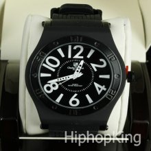 Hip Hop Watch Water Proof Ice Cube Classy Fashion Cool Sport Designer Band