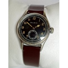 Historic WW2 American GI Bulova US Military Mens watch c1941. Professionally serviced quality AK10 15 Jewel movement