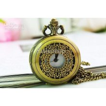 Hottest Classics Pocket Watch Brass Bronzing Watch Gifts Pocket Watc