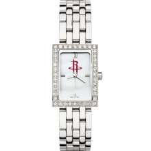 Houston Rockets Women's Steel Band Allure Watch