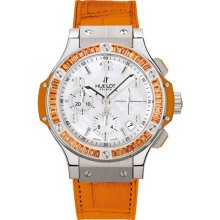 Hublot Big Bang 41mm Tutti Frutti Chronograph Orange in Steel 341.SO.6010.LR.1906