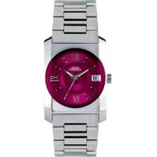 Hush Puppies HP.3217M.1516 30.0 x 40.0 mm Stainless Steel Men Watch - Burgundy