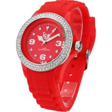 Ice-Watch St.Rs.U.S Sili Stone With Red Dial And Red Silicone Strap