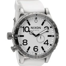 In Box Nixon 5130 51-30 Pu White White Wrist Watch Retails $375