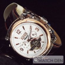 Ingersoll - Mens Montgomery Automatic Leather Strap Watch - In4505rwh