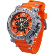 Insignum Actus Orange Chronograph Wrist Watch