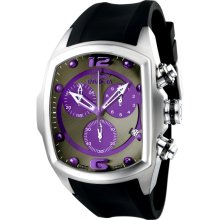 Invicta 0576 Lupah Revolution Black Rubber Strap Men's Watch